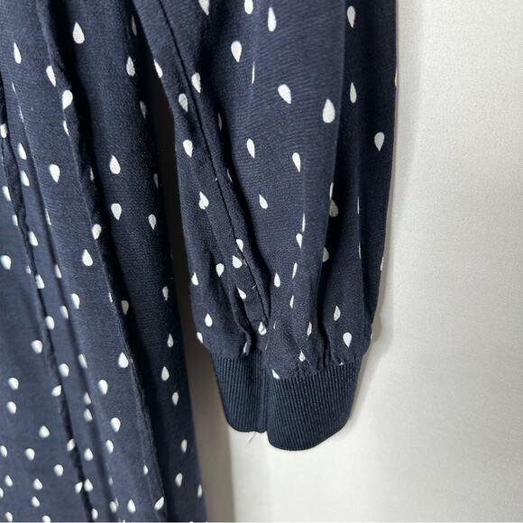 JUST Navy Dress with White Raindrops in Small - Picture 3 of 5